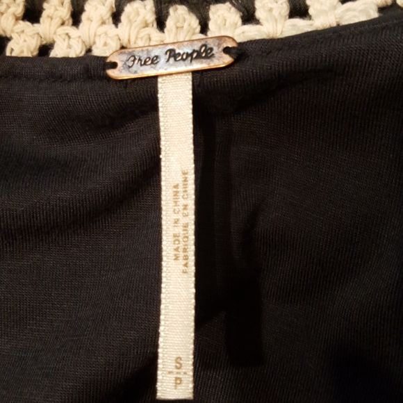 FREE PEOPLE JACKET GRAY/ CREME CROCHET  SMALL - Picture 11 of 11